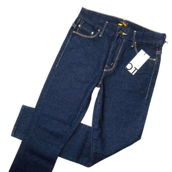 NWT Mother High Waisted Looker Crop in Hot Rod Stretch Skinny Jeans 26 - Picture 2 of 8
